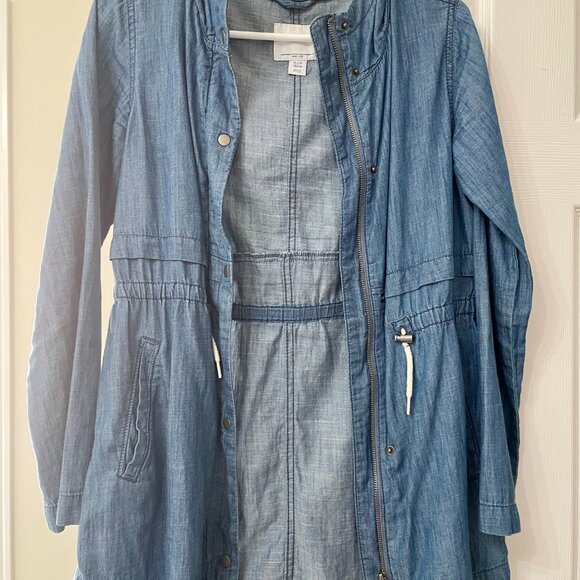 OLD NAVY Jean Zip-up Jacket - Size XL (14) - Picture 2 of 6